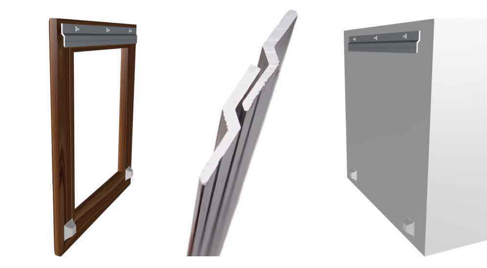 De Z-Bar ophang Rails